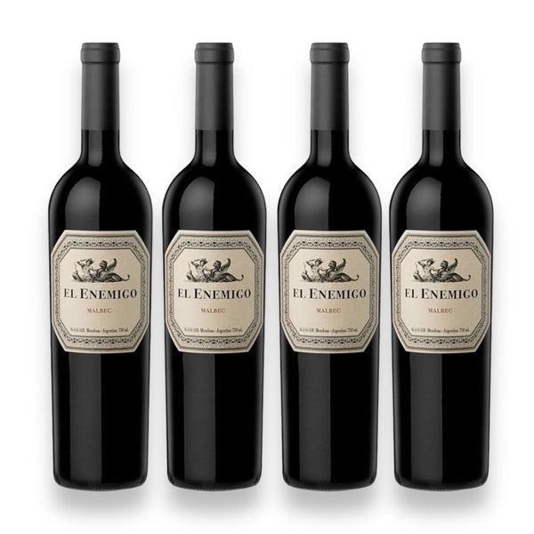 Kit 4 Vinhos Argentino El Enemigo Malbec